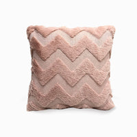HKM-627219 Nordic Light Luxury Geometric Pattern Pillow Cover in Rice White, Leather Powder, Gray, and Light Brown