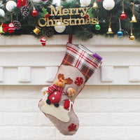 HKM-627283 Christmas Themed Gift Bags and Decorative Stockings for Holiday Cheer