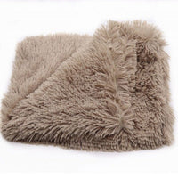 HKM-627283 Winter Double Plush Cat Blanket - Soft and Warm Pet Blanket in Various Sizes
