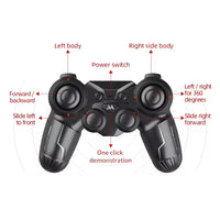HKM-627411 Dual-Sided Stunt RC Car with Lights and Music, 360° Rotation for Kids Ages 5 and Up