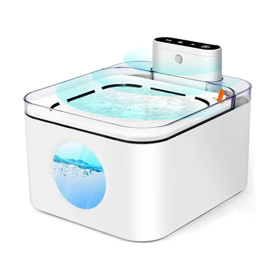 KTX-627603 3L Rechargeable Wireless Pet Water Fountain for Cats and Dogs