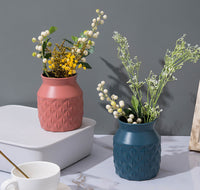 HKM-627923 Nordic Style Plastic Flower Arrangement Vase for Home and Office Décor