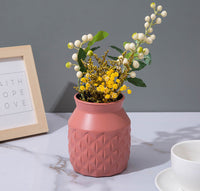 HKM-627923 Nordic Style Plastic Flower Arrangement Vase for Home and Office Décor