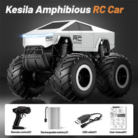 HKM-627987 Amphibious Off-Road Remote Control Car, 2.4G Waterproof 4WD for All Terrain Adventures
