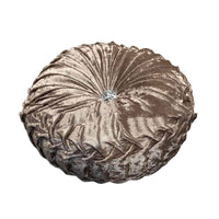 HKM-627987 European Style Plush Pumpkin Pillow - Round Cushion with PP Cotton Filling, 35cm Diameter, Available in Various Colors