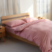 HKM-627987 Knitted Cotton Four-Piece Bed Set in Long-Staple Cotton with Reactive Printing