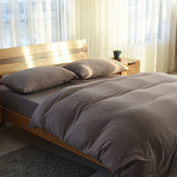 HKM-627987 Knitted Cotton Four-Piece Bed Set in Long-Staple Cotton with Reactive Printing