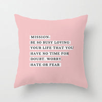 HKM-628371 Nordic Plant Flower Cushion Cover - 45×45cm PP Cotton Pillowcase for Living Room Decor