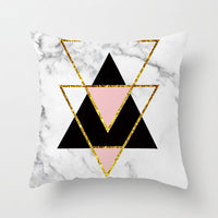 HKM-628371 Nordic Plant Flower Cushion Cover - 45×45cm PP Cotton Pillowcase for Living Room Decor