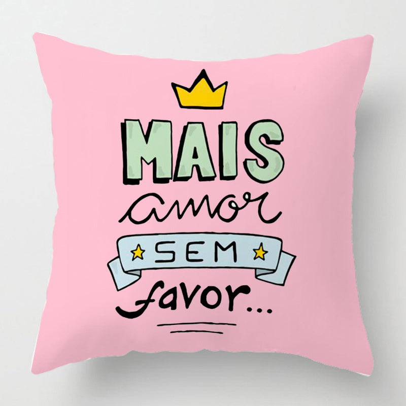 HKM-628371 Nordic Plant Flower Cushion Cover - 45×45cm PP Cotton Pillowcase for Living Room Decor