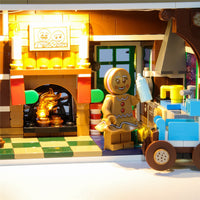 HKM-628435 LED Lighting Kit for Building Block Gingerbread House Compatible with 10267 Model