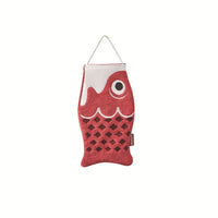 HKM-628563 Cute Cartoon Microfiber Hanging Hand Towel in Red and Blue