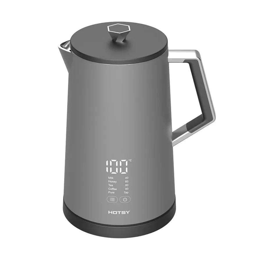 KTX-628755 Electric Kettle 2200W Double Layer 1.7L Stainless Steel with Digital Control