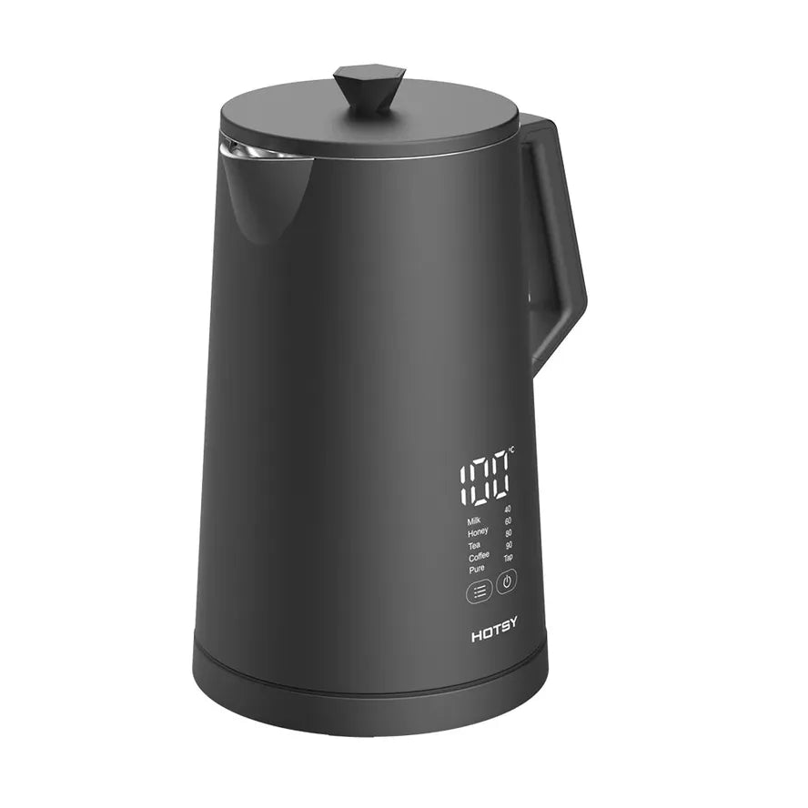KTX-628755 Electric Kettle 2200W Double Layer 1.7L Stainless Steel with Digital Control