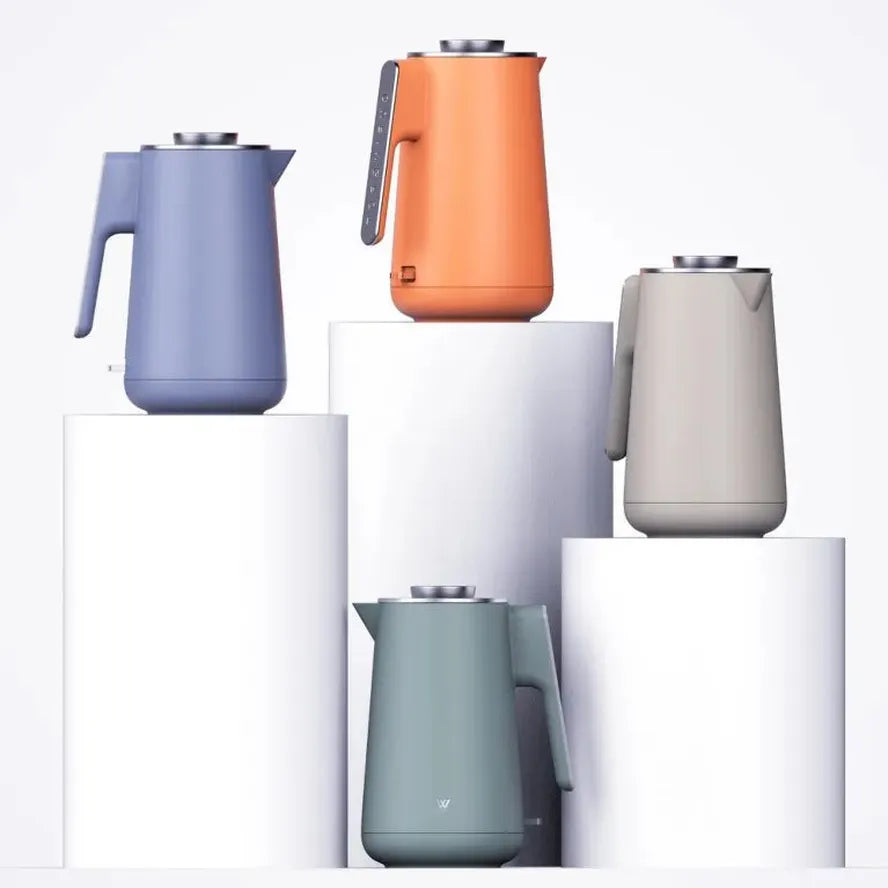 KTX-628755 Electric Kettle 2200W Double Layer 1.7L Stainless Steel with Digital Control