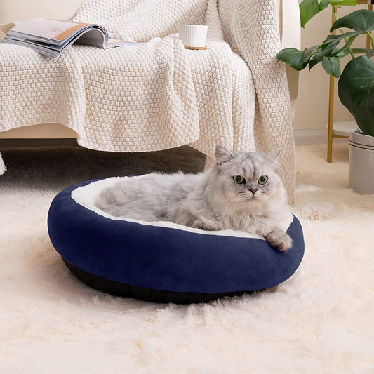 HKM-628947 Cozy Circular Pet Nest in Multiple Colors and Sizes