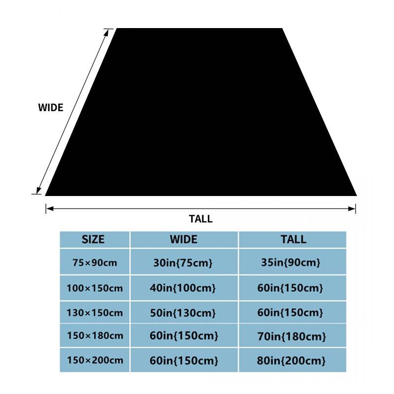 HKM-628947 Digital Printed Flannel Weighted Blanket - Cozy Single-Layer Shawl for Winter Office Use
