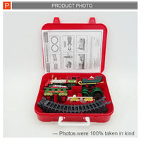 HKM-628947 Electric Slot Railway Toy Train Set with Sound and Light for Kids