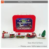 HKM-628947 Electric Slot Railway Toy Train Set with Sound and Light for Kids