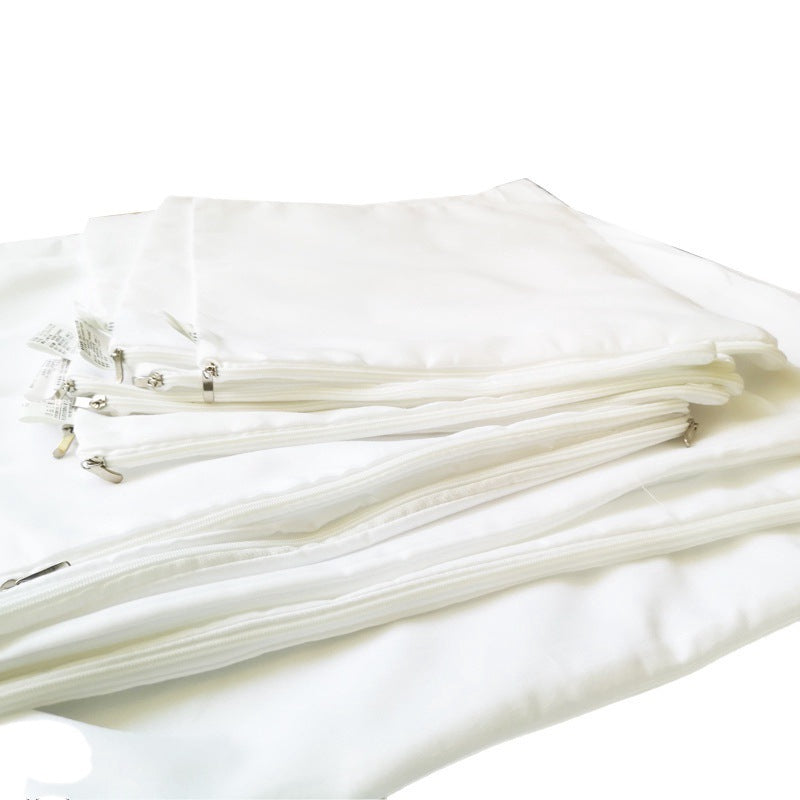 KTX-628947 Solid Color Polyester Pillowcase with Liner Cover - Multiple Sizes Available