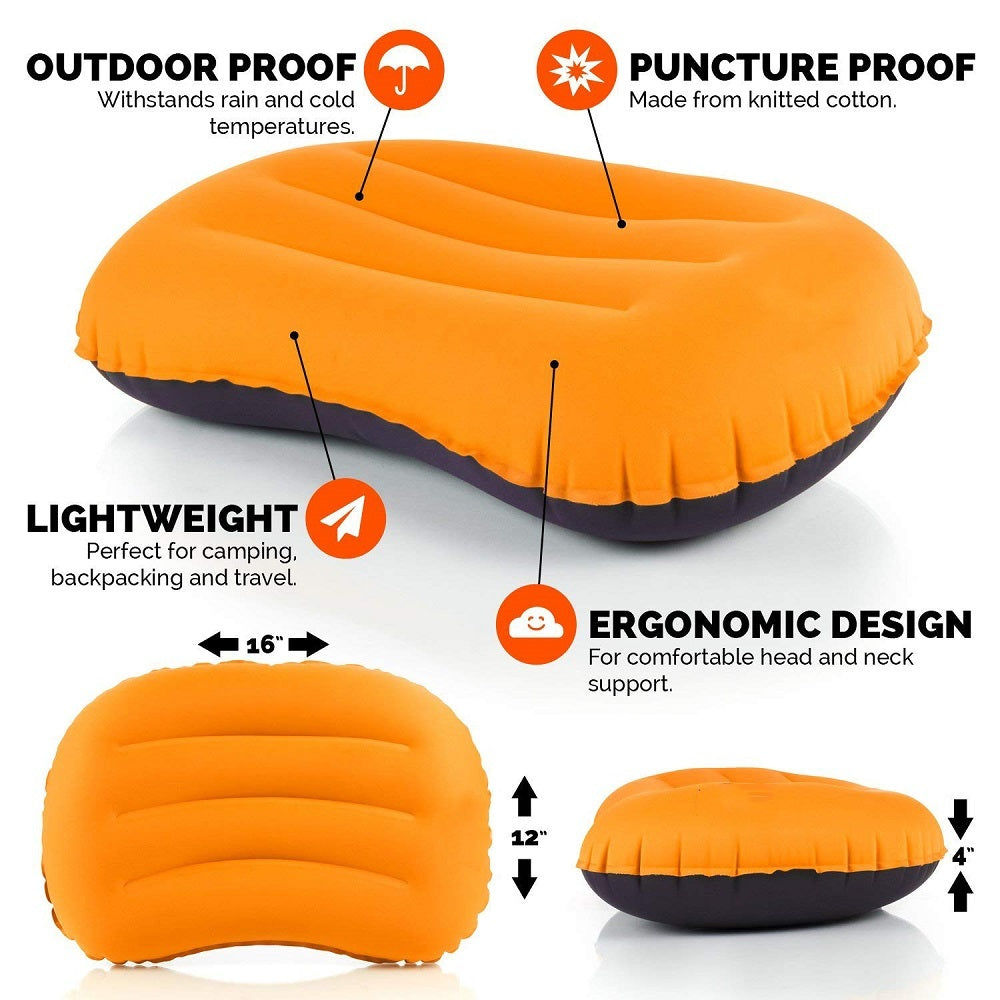 HKM-629267 TPU Inflatable U-Shaped Travel Pillow, Ultra-Light and Compact, 35x30x9CM