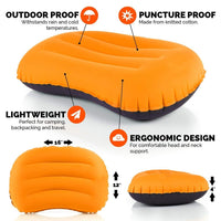HKM-629267 TPU Inflatable U-Shaped Travel Pillow, Ultra-Light and Compact, 35x30x9CM