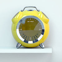 HKM-629331 Portable Alarm Clock Backpack for Pets with Temperature and Humidity Tips, Ideal for Travel