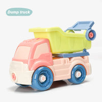 HKM-629395 DIY Take Apart Engineering Vehicle Toy for Kids - Mini Excavator with Tools, Ages 3+