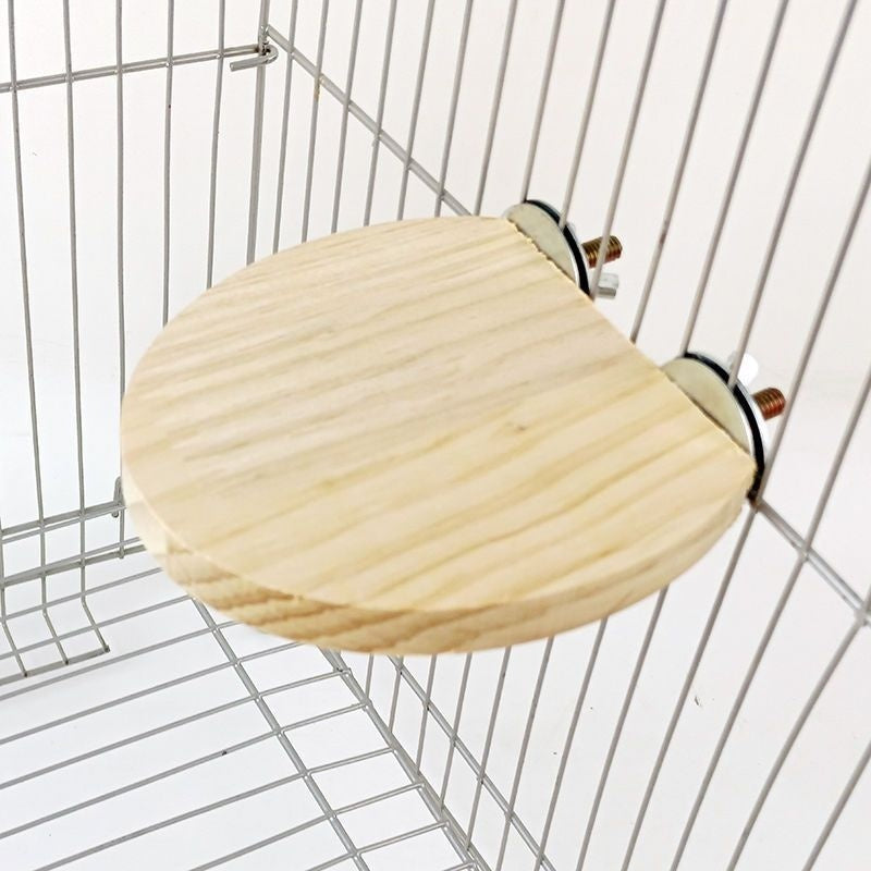HKM-629395 Solid Wood Climbing and Standing Platform for Bird Cages - Small and Large Sizes Available