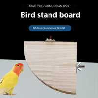 HKM-629395 Solid Wood Climbing and Standing Platform for Bird Cages - Small and Large Sizes Available