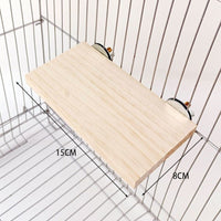 HKM-629395 Solid Wood Climbing and Standing Platform for Bird Cages - Small and Large Sizes Available