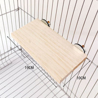 HKM-629395 Solid Wood Climbing and Standing Platform for Bird Cages - Small and Large Sizes Available