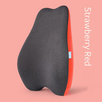 HKM-629523 Lupin Blue Pear Shape Memory Foam Back Cushion for Office and Car Support