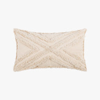 HKM-629587 Moroccan Style Tassel Tufted Pillow Cover - 45x45cm & 30x50cm Options