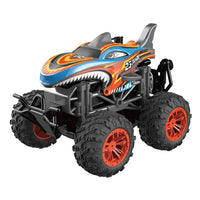 HKM-629715 Remote Control 1/18 Scale Music Spray Stunt Car Toy for Kids - Electric Indoor/Outdoor Vehicle