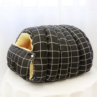 HKM-629843 Four Seasons Universal Removable Washable House Closed Cat Kennel Enclosed Cat Nest Sleeping Bag With Plus Space