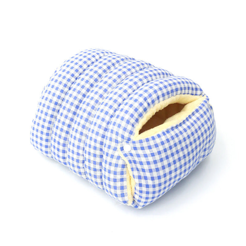 HKM-629843 Four Seasons Universal Removable Washable House Closed Cat Kennel Enclosed Cat Nest Sleeping Bag With Plus Space