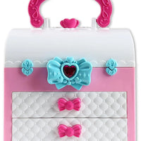 HKM-629971 Kids Pink Makeup Play Set - Cosmetic Case with Accessories for Ages 2 to 13