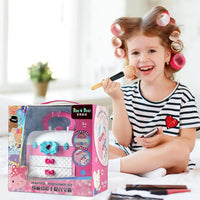 HKM-629971 Kids Pink Makeup Play Set - Cosmetic Case with Accessories for Ages 2 to 13