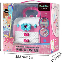 HKM-629971 Kids Pink Makeup Play Set - Cosmetic Case with Accessories for Ages 2 to 13