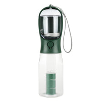 HKM-630163 Portable Three-in-One Pet Water Cup with Garbage Bag and Filter - 600ML Capacity