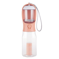 HKM-630163 Portable Three-in-One Pet Water Cup with Garbage Bag and Filter - 600ML Capacity