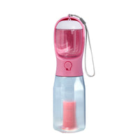 HKM-630163 Portable Three-in-One Pet Water Cup with Garbage Bag and Filter - 600ML Capacity