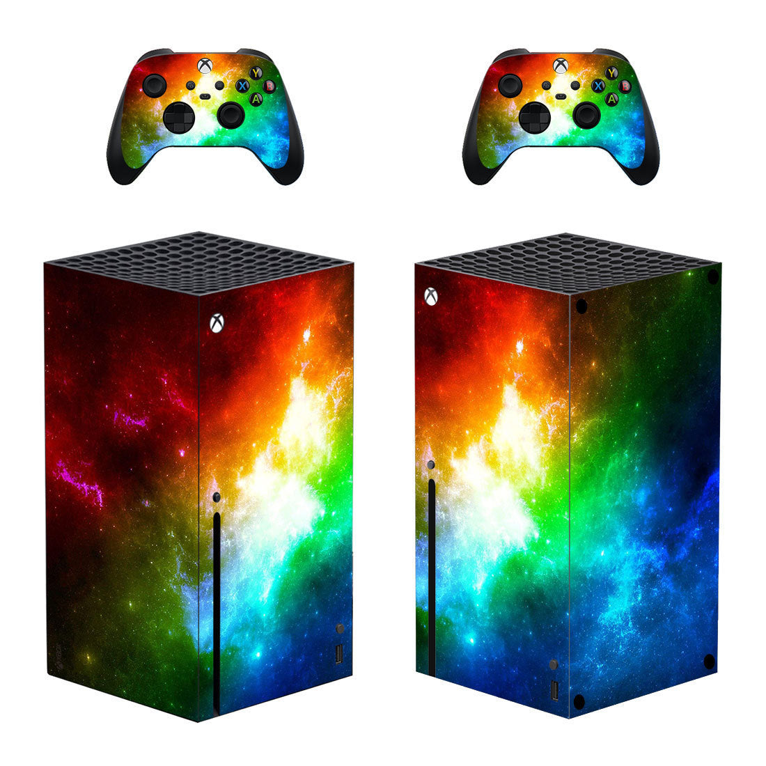 HKM-630163 Xbox Series X PVC Protection Sticker - Durable 0.04mm-0.08mm Film for Console Decor