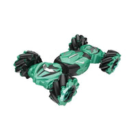 HKM-630291 Dual Remote Control 2.4G Stunt Twist Car Toy with Lights and Music, 1/14 Scale Electric Drift Vehicle for Ages 5 and Up