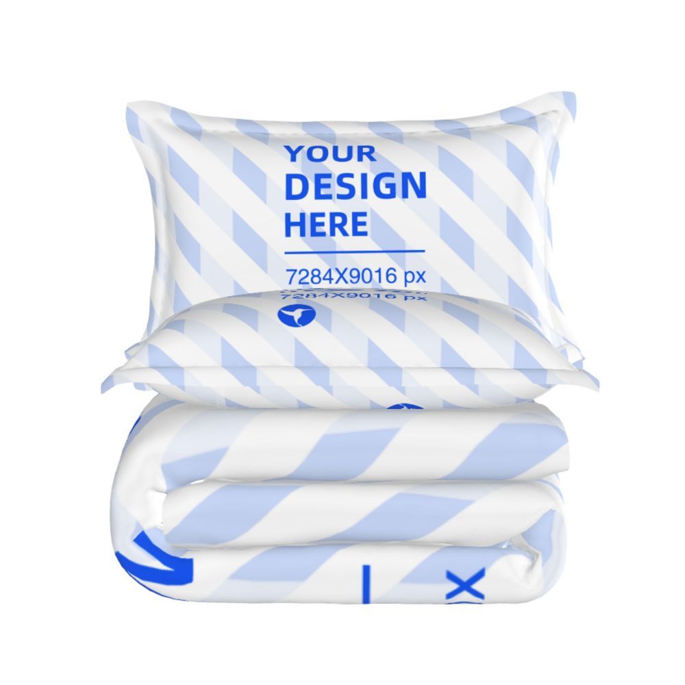 HKM-630291 Skin-Friendly Breathable 86x70in Microfiber Bedding Set with Pillowcases - Vibrant Colors, Soft Comfort