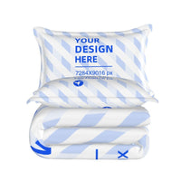 HKM-630291 Skin-Friendly Breathable 86x70in Microfiber Bedding Set with Pillowcases - Vibrant Colors, Soft Comfort