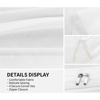 HKM-630291 Skin-Friendly Breathable 86x70in Microfiber Bedding Set with Pillowcases - Vibrant Colors, Soft Comfort