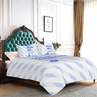 HKM-630291 Skin-Friendly Breathable 86x70in Microfiber Bedding Set with Pillowcases - Vibrant Colors, Soft Comfort