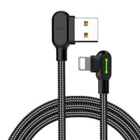 HKM-630355 90 Degree USB Gaming Charger for iPhone - 1.8m Micro USB Data Cable with Intelligent Protection